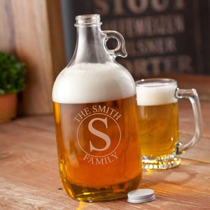 Personalized Growler - Beer - Glass - 64 oz. | JDS