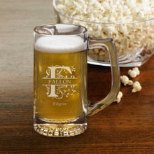 Load image into Gallery viewer, Personalized Beer Mugs - Sports Mug - Monogram - 12 oz. | JDS