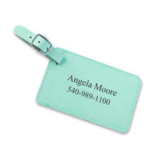 Load image into Gallery viewer, Mint Luggage Tag | JDS