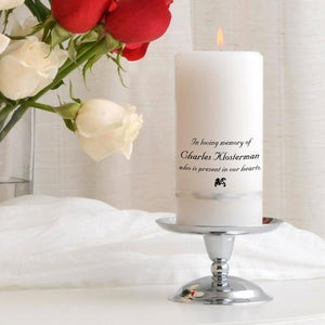 Personalized Memorial Candle Set | JDS