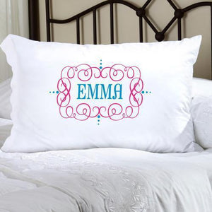 Personalized Felicity Glamour Girl Pillow Case | JDS