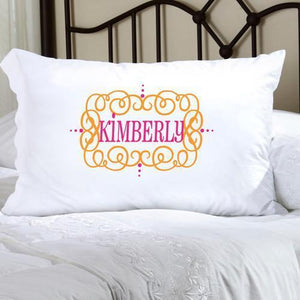 Personalized Felicity Glamour Girl Pillow Case | JDS
