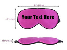 Load image into Gallery viewer, Custom Personalized Designed Sleeping Mask