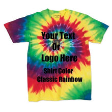 Load image into Gallery viewer, Custom Designed Personalized Tie Die T-shirts