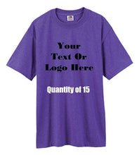 Load image into Gallery viewer, Custom Personalized Design Your Own T-shirt (lot Of 15)
