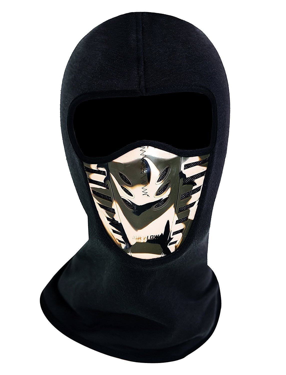 Custom Gun Designed Ski Mask Black, One Size Fits All