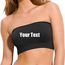 Load image into Gallery viewer, Custom Personalized Designed Basic Stretch Layer Seamless Tube Bra Bandeau Top