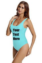 Cargar imagen en el visor de la galería, Custom Personalized Designed One Piece Bathing Swim Suit