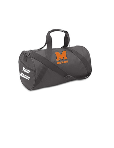 Custom Personalized Barrel Duffel Bag. Great For School Or College.
