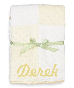 Custom Personalized Monogrammed/embroidered Baby Blanket