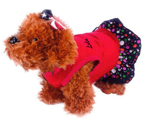 Custom Personalize Design Your Pet Puppy Small Dog Skirt Princess Tutu Dress (Pet Clothing)