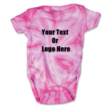 Load image into Gallery viewer, Custom Personalized Baby Tie-dye Infant Body Suit (creeper, Romper)