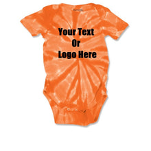 画像をギャラリービューアに読み込む, Custom Personalized Baby Tie-dye Infant Body Suit (creeper, Romper)