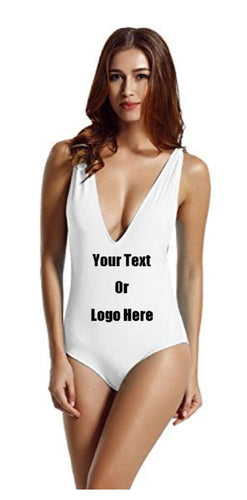 Custom Personalized Designed Sexy Backless Thong One Piece Bathing Swim  Suit 