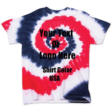 Cargar imagen en el visor de la galería, Custom Designed Personalized Tie Die T-shirts