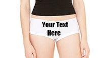 Load image into Gallery viewer, Custom Personalized Designed Panties For Weddings, Bachlorette Or Special Occasions