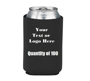 Custom Personalize Your Own Can Cooler (lot Of 100)