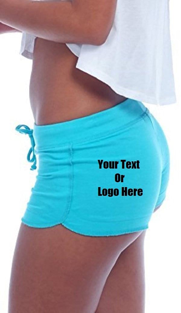Custom Personalized Designed Sexy Yoga Booty Shorts