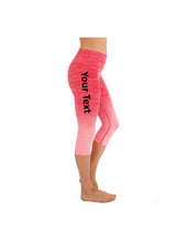 Load image into Gallery viewer, Custom Personalized Designed Ombre Yoga Pants Workout Leggings