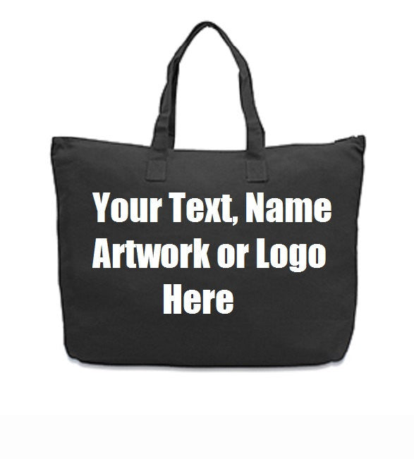 Custom Personalized Cotton Canvas Tote Bag