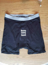 Load image into Gallery viewer, Custom Personalized Designed Boxers With &quot;Warning Choking Hazard&quot; Saying