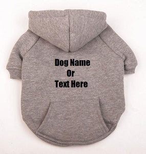 Custom Personalized Design Your Own Dog Hoodie Sweatshirt (pet Clothing)