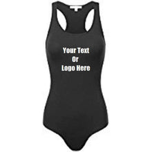 Load image into Gallery viewer, Custom Personalized Designed Womens Basic Solid Soft Stretchy Tank Top Bodysuit
