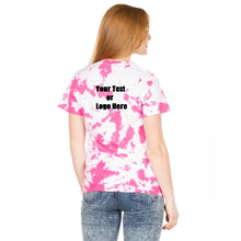 Load image into Gallery viewer, Custom Designed Personalized Tie Dye Breast Cancer Awareness T-shirts