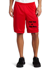 Load image into Gallery viewer, Custom Personalized Designed Men&#39;s Long Mesh Short With Pockets