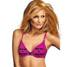 Load image into Gallery viewer, Custom Personalized Designed Women&#39;s One Fab Fit T-Shirt Bra