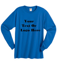 Cargar imagen en el visor de la galería, Custom Personalized Design Your Own Long-sleeve T-shirt