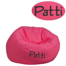 画像をギャラリービューアに読み込む, Custom Designed Bean Bag Chair for Kids or Adult&#39;s With Your Personalized Name