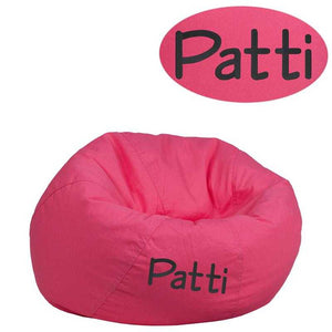 Custom Designed Bean Bag Chair for Kids or Adult's With Your Personalized Name