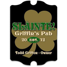 Load image into Gallery viewer, Personalized Irish Themed Vintage Sign | JDS