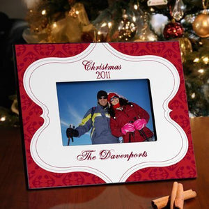 Personalized Christmas Picture Frame - Christmas Tapestry | JDS