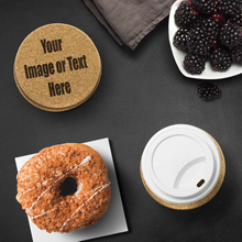 Load image into Gallery viewer, Personalized Round Cork Coaster | teelaunch