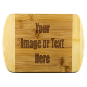 Personalized Round Edge Wood Cutting Board | teelaunch