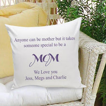 Load image into Gallery viewer, Personalized Parent Throw Pillow - Anyone Can Be A Mother | JDS