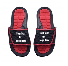 Load image into Gallery viewer, Custom designed girl &amp; boys (kids) athletic slides with your personal or business logo.