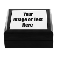 Load image into Gallery viewer, Personalized Jewelry Box with Full Color Artwork, Photo or Logo | teelaunch