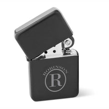 Load image into Gallery viewer, Personalized Lighters - Wind Proof - Matte Black - Groomsmen Gifts | JDS