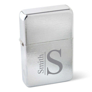 Personalized Lighters - Stainless Steel - Wind Proof - Groomsmen Gifts | JDS